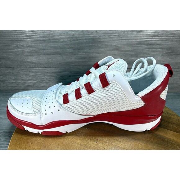 Nike Air Jordan Trunner Dominate sneakers in varsity red and white. Mens 10 main image 6